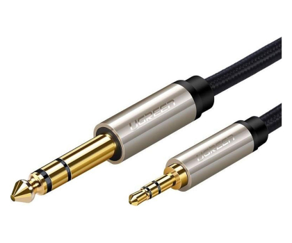 Kabel i złączka UGREEN AV127 Kabel jack 3.5 mm do TRS - 1m szary